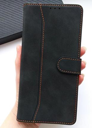 Чехол для xiaomi redmi note 12 pro 5g книжка подставка с карманами под карточки luxury leather