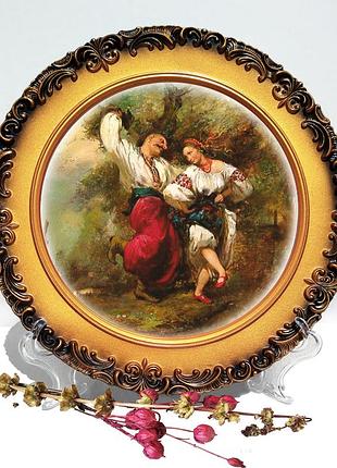 Декоративна подарункова тарілка танці сувенірні тарілки з фото