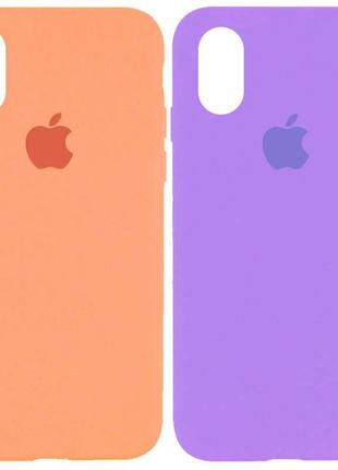 Чохол silicone case full protective (aa) для apple iphone x (5.8") / xs (5.8")