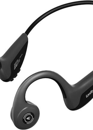 Навушники lonfine з кістковою провідністю bluetooth, бездротові навушники для бігу, спортивні навушники