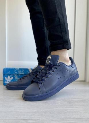 Кеды adidas stan smith, синие3 фото