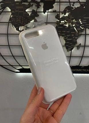 Чохол silicone case для iphone 7 plus/iphone 8 plus,якісний чохол з мікрофіброю для айфон 7 плюс/8 плюс