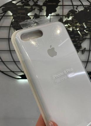 Чохол silicone case для iphone 7 plus/iphone 8 plus,якісний чохол з мікрофіброю для айфон 7 плюс/8 плюс2 фото