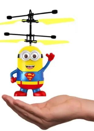 Вертоліт акумуляторний керована іграшка літаючий міньон bau tech