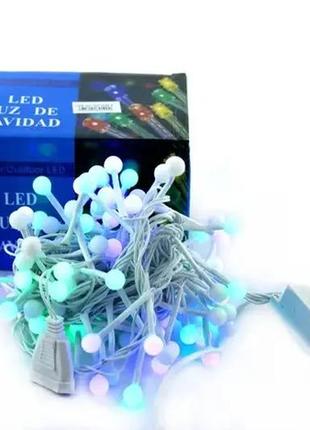 Гірлянда xmas led 100 m-9 rgb color мультикольорова