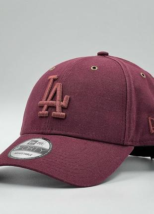 Оригінальна бордова кепка new era los angeles dodgers 9forty 60424844