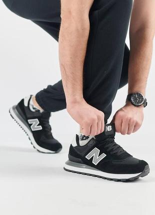 Мужские кроссовки new balance prm classic black white gray reflective, мужские кеды нью беленс. мужская обувь