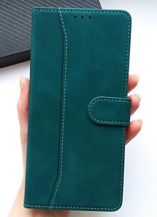 Чохол для xiaomi redmi note 12 pro 5g книжка підставка з кишенями під картки luxury leather