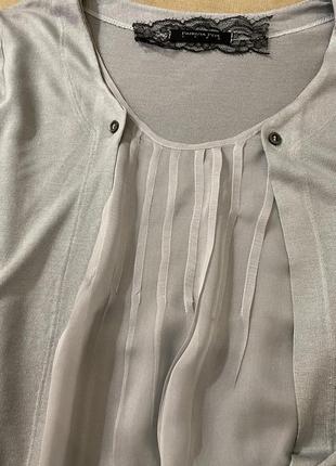 Элегантная блузка обманка с шелком. patrizia pe6 фото