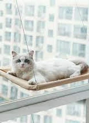 Віконна ліжко для котиків sunny window seat mounted cat bed4 фото