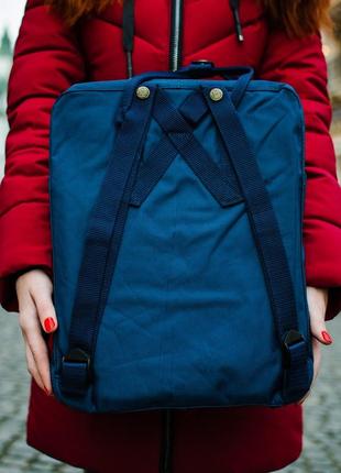 Рюкзак fjallraven kanken yellow blue купить фьялравен канкен желтый синий5 фото