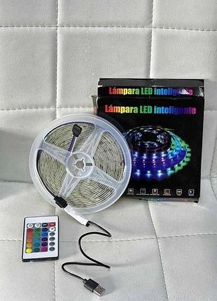 Светодиодная лента с пультом smd 5050 rgb 12 вольт music mdx-165