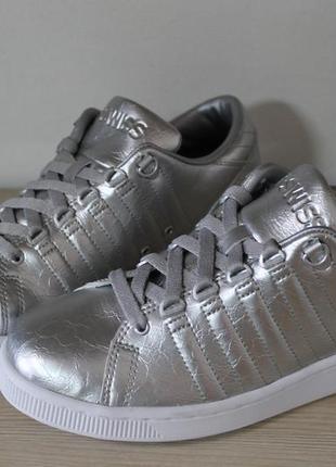 Кроссовки кожаные k-swiss lozan iii aged foil6 фото