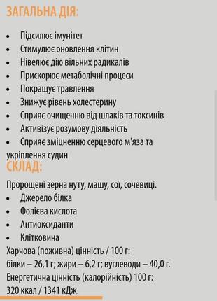 Фуд «пророщенные зерна бобовых»3 фото