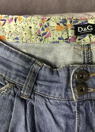 D&g джинсовые бриджи 46-485 фото