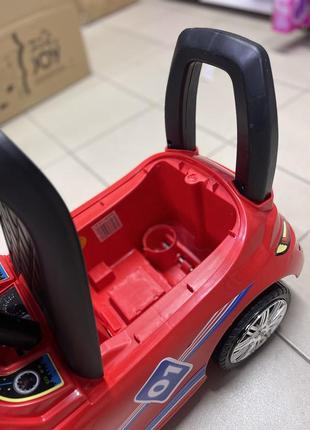 Дитяча машина толокар lb 404 joy рус.звук, багажник, червоний, каталка, для дівчинки, хлопчика3 фото