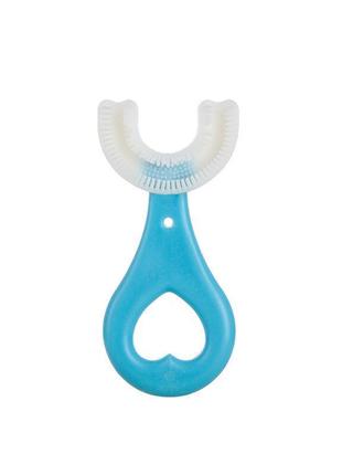 Силиконовая зубная щетка капа u-подобная 360 (2-6 лет)