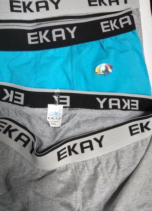 Трусы боксеры мужские ekay турция xxl последние3 фото