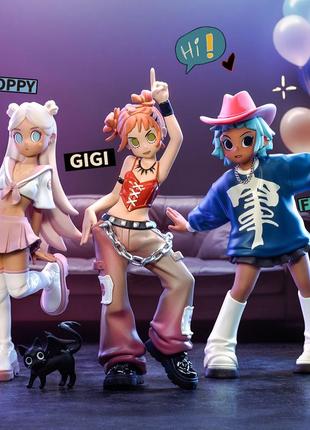 Оригінальна колекційна фігурка від pop mart серія peach riot rise up series figures3 фото