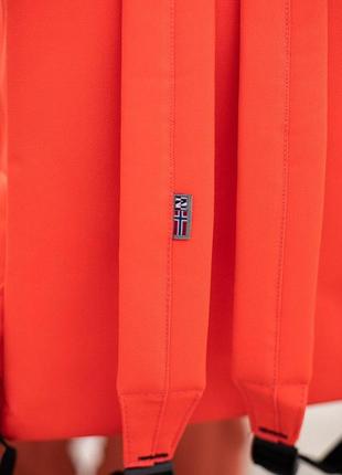 Рюкзак мужской, женский napapijri, оранжевый (напапири, сумка, школьный, спортивный ранец)6 фото