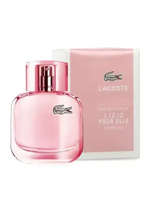 Міні парфум lacoste l. 12.12 pour elle sparkling в подарунковій упаковці 90 мл