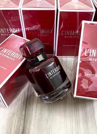 L'interdit eau de parfum rouge  givenchy