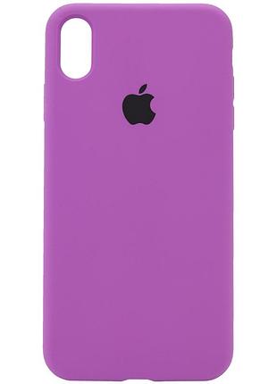 Чехол full silicone case для iphone x / xs grape (силиконовый чехол фиолетовый силикон кейс айфон х хс 10 с)