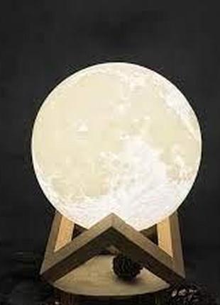 Светильник луна зd moon light 15см диаметр сенсорный 5 режимов6 фото