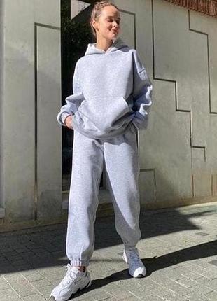 Фліс-20 кольорів❗теплий костюм оверсайз на флісі