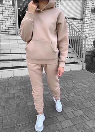 Фліс-20 кольорів❗теплий костюм оверсайз на флісі