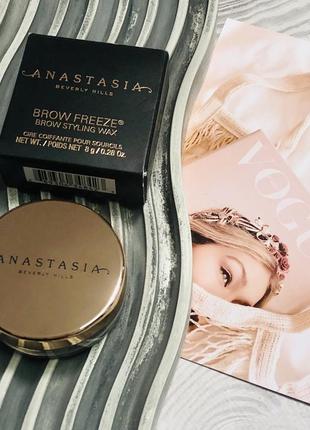 🖤 8 грам ! anastasia beverly hills brow freeze styling wax — моделюючий віск для брів