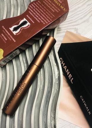 🤎тушь для ресниц коричневая too faced better than sex volumizing &amp; lengthening mascara - оттенок chocolate4 фото