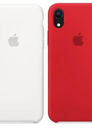 Чохол silicone case (aaa) для apple iphone xr (6.1")