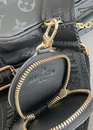 Женская сумка louis vuitton pochete multi black9 фото