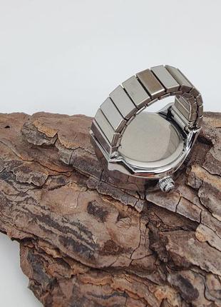 Часы-кольцо на палец с электронные (цвет-серебро) арт. 045784 фото