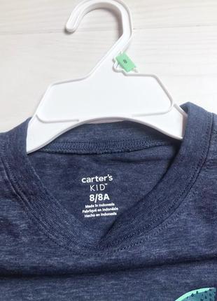 Carter’s крута футболка з акулою 🦈 хлопчику 122-128 см 128-134 см3 фото