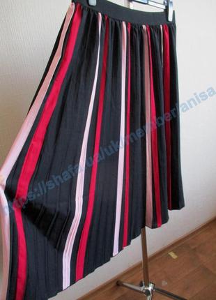 Плиссированная миди юбка плиссе tcm tchibo1 фото