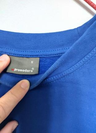 Реглан толстовка кофта мужская синяя promodoro, размер s3 фото
