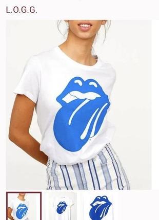 Футболка rolling stones h&m x l.o.g.g.