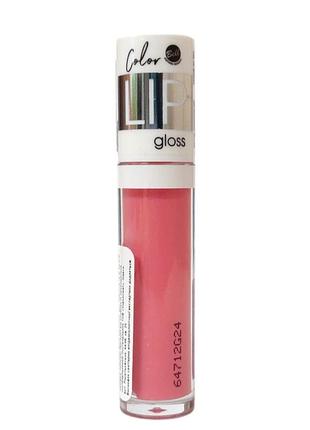 Блиск для губ bell color lip gloss №7 із шиммером