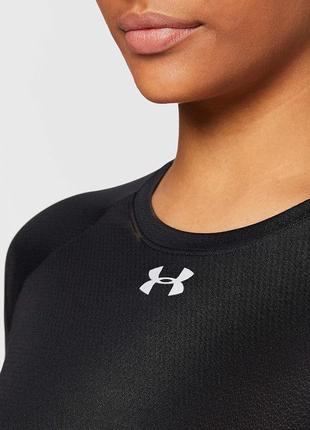 Реглан лонгслив женский черный under armour р. xs-s5 фото