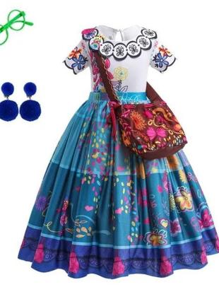 Новый карнавальный костюм платье мирабель, инканто, энканто на 5-6, 6-7 лет