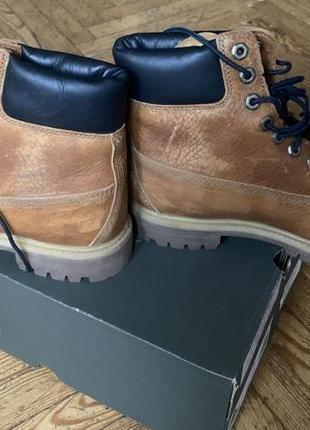 Timberland premium waterproof 25,5 см шкіряні3 фото