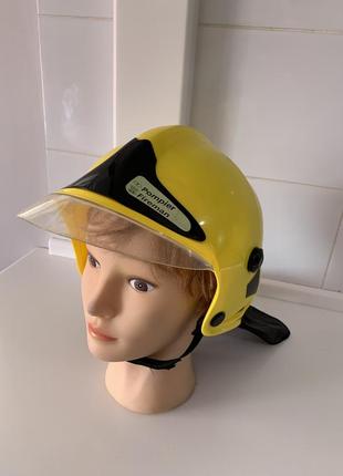 Шлем каска пожарный пожарник карнавальный