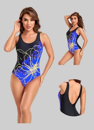 Цілісний купальник fuba 7802  46 48 50 52 54 український розмір