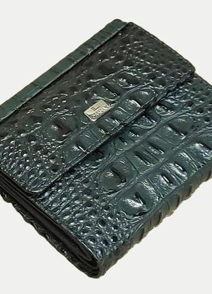 Кошелек женский кожаный desisan 10*12*1 зеленый (турция)