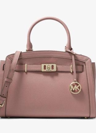 Сумка michael kors karson large pebbled belted satchel 38f9ckrs3l