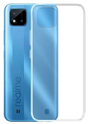 Tpu чохол epic transparent 1,5mm для realme c20 / c11 (2021)