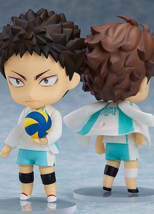 Оригинальная фигурка нендороид хадзиме иваизами с аниме волейбол haikyu!! nendoroid hajime iwaizumi 6996 фото