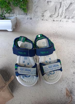 Детские кожаные босоножки для мальчика том.м сандалии